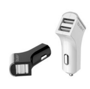 BUSY USB CAR CHARGER DUAL 2.4A 50702