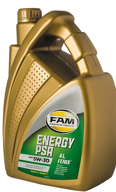 FAM FENIX 5W30 Energy PSA 4 litra 211567