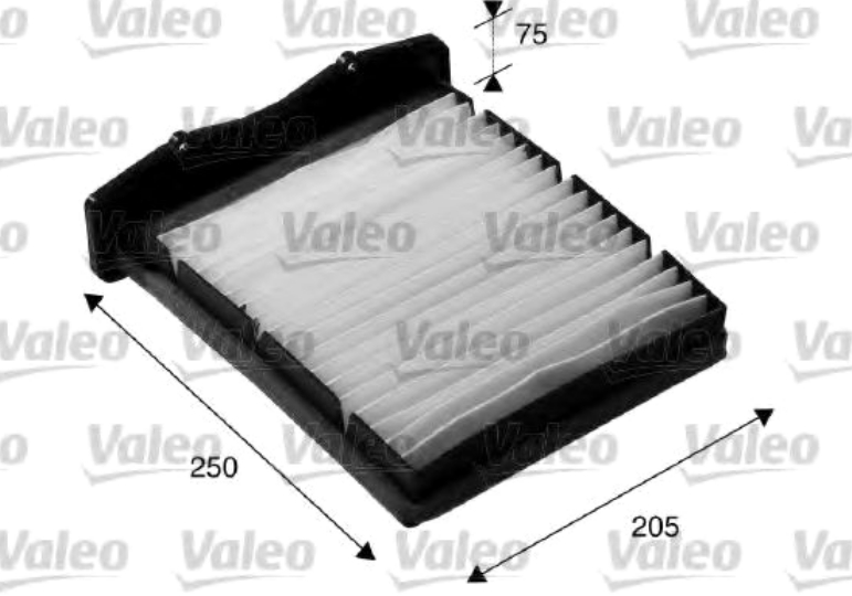 FILTER POLEN FREELANDER 2.0 TD VALEO - 698817 - JKR100280 - 698817