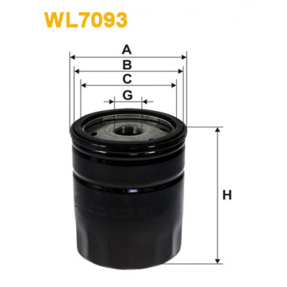 FILTER ULJA FORD 1.8 D-TD 1992-1999 WIX - WL7093 - 1039021 - WL7093