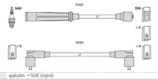 KABLOVI SVECICA 1.6-2.0 STARI TIP TESLA KABLOVI - KAB9 - 056998031 - T731S