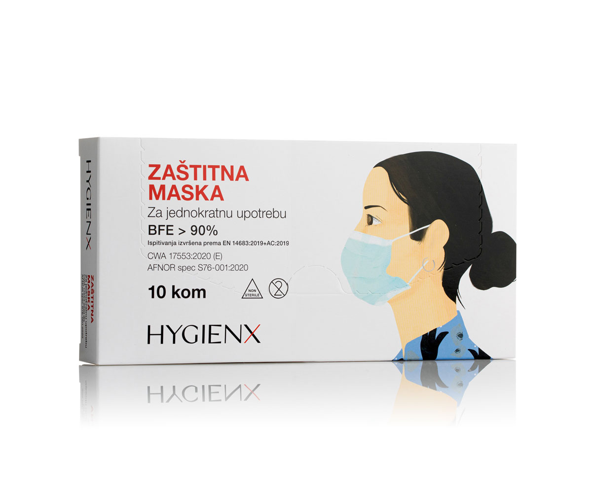 MASKA ZASTITNA HIGIENIX 10 KOM - MAS21 -  - 