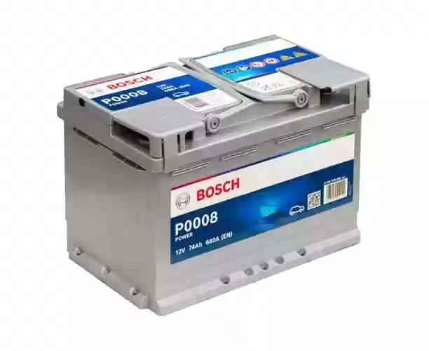 AKUMULATOR 12V 74AH 680A DESNO+ BOSCH POWER P0008, 0092P00080P0008, 22907,
