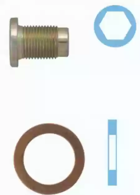 ČEP KARTERA 30,5mm M18 X 1,50 X 22 CORTECO 60813578, 220126S