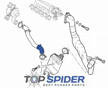 CREVO INTERKULERA DONJE FIAT STILO JTD TOP SPIDER, 51718041,