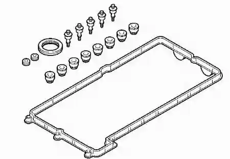 DIHTUNG DEKLA BMW N62 E60 E61E65 GOETZE 11127513195, 24-3039