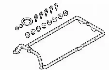 DIHTUNG DEKLA BMW N62 E60 E61E65 GOETZE, 11127513194, 24-303