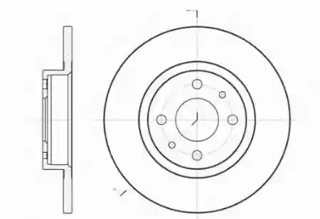 DISK PREDNJI 257x12 FIAT PUNTO 1200CM3 16V ROADHOUSE, 468206