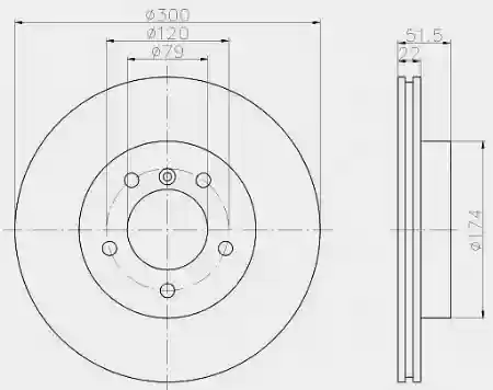 DISK PREDNJI VENTILIRAJUCI . BMW E46 TEXTAR, 34111164539, 92