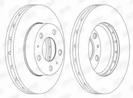 DISK PREDNJI VENTILIRAJUĆI 299.7x32 FIAT DUCATO JURID, 51705