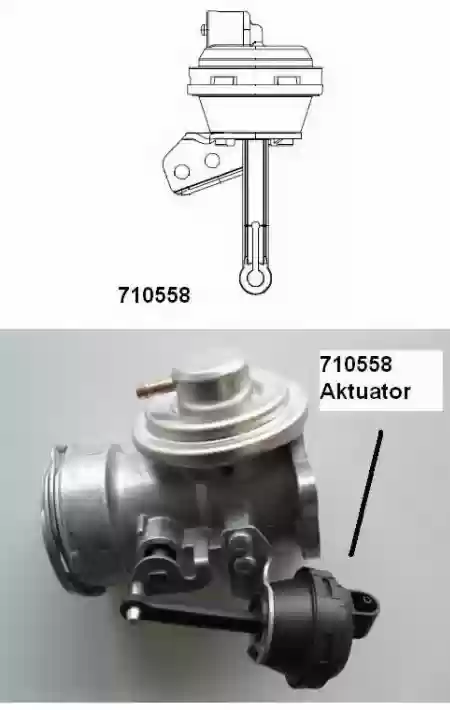 EGR VENTIL VW AUDI SEAT ŠKODA FORD VAKUM WAHLER 038131501G-0