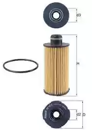 FILTER ULJA ALFA STELVIO GIULIA 2.2 JTDM 2015- MAHLE, 71779389, OX1219D,