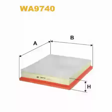 FILTER VAZDUHA INSIGNIA-A 1.400cm3 - 2.000cm3 Wix, 0834125, WA9740