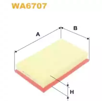 Filter vazduha Opel Agila 1.0/1.2  2000-  Wix,  4702969, WA6