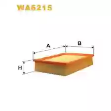 FILTER VAZDUHA OPEL KADET 1.7d -1994 WIX, 0834260, WA6215,