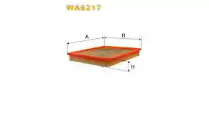 FILTER VAZDUHA OPEL KADET 1.8 -1992 WIX, 0834283, WA6217,