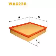 FILTER VAZDUHA OPEL OMEGA A 2.4-2.6-3.0 -1994 WIX, 0834285, WA6220,