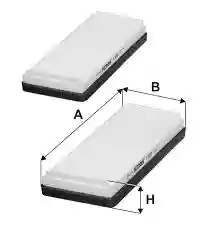 FILTER KABINE MERCEDES E KLASA W210 1995-2005 FILTRON, 2108301018, K1053-2X