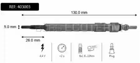 GREJAC OPEL 2.0cdti CAP/CRU 06-BORG, 96440144-4805511, 40300