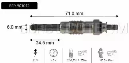 GREJAČ PEZO/CITROEN /DUCATO 1.9/2.4 1994-BORG, 5962.3H-5962.