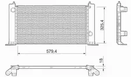 HLADNJAK FIAT STILO 1,6 16V 2001-2008 46766167, 82854500