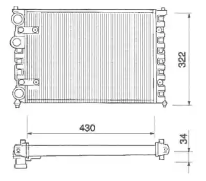 HLADNJAK VW POLO CLASIC 1.9 SDI 1997-200, 6K0121253C-6k01212