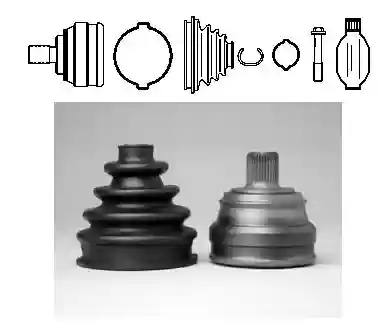 HOMOKINETIČKI ZGLOB AUDI A80 A90 1600CM3  2000CM3 1987-1994  893498099F, 893498099H, 301951