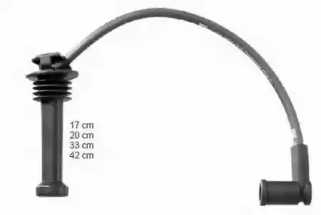 KABLOVI SVEĆICA FORD MAZDA VOLVO BERU 1335369, ZEF1549