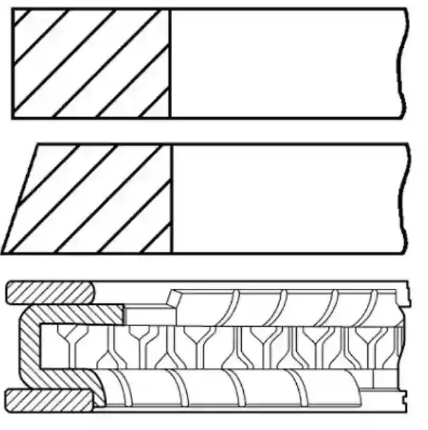 KARIKE 1900CM3 D TD TDI  80.01 NURAL-GOETZE, 028198155A, 08-