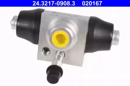 KOCIONI CILINDAR, ZADNJI, 17mm ALUMINIUM, ATE, 6N0611053, 24.3217-0908.3