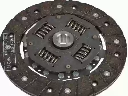 LAMELA F228mm AUDI 100-A4-A6 TOPRAN, 028141031E, 108460546