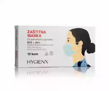 MASKA ZASTITNA HIGIENIX 10 KOM, 