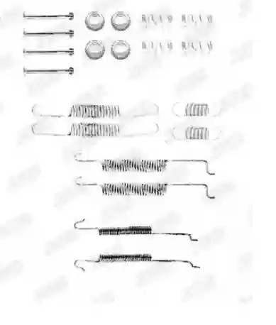 OPRUGA PAKNOVA SET VW GOLF 2 POLO JURID 171698545, 771027J