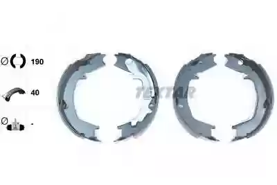 PAKNOVI RUCNE HYUNDAI SANTA FE TUCSON 2001-2010 TEXTAR, 58350-26A10, 91066400