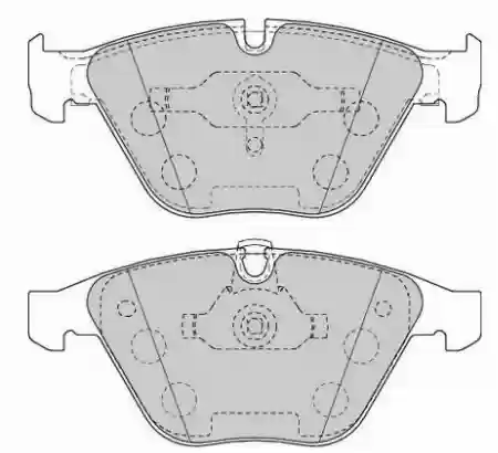 PLOČICE PREDNJE BMW E60 E61 E65 E66 FERODO 34116794916, FDB1