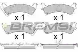 PLOCICE PREDNJE JEEP GRAND CHEROKEE -1999 BREMSI
