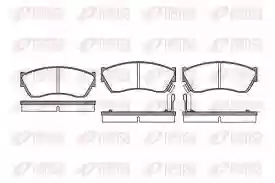PLOCICE PREDNJE SUZUKI SWIFT 1.0-1.6i 1995-2001 REMSA, 5525160B80, 0147.22