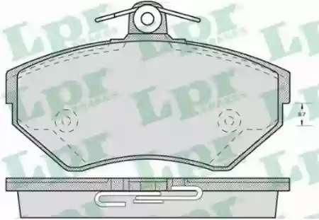 PLOČICE PREDNJE VW GOLF 3 POLO PASAT 1995-1997 LPR, 1HM69815