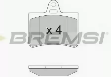 PLOČICE ZADNJE CITROEN C-5 BREMSI 4252.17, BP2938