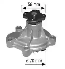 PUMPA VODE ASTRA F-G 1.7 td-dti 1992-2005 GM, 6334038-1334115,  