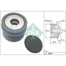 REMENICA ALTERNATORA GOLF 7 2007-2021 INA 04L903021C, 535036410