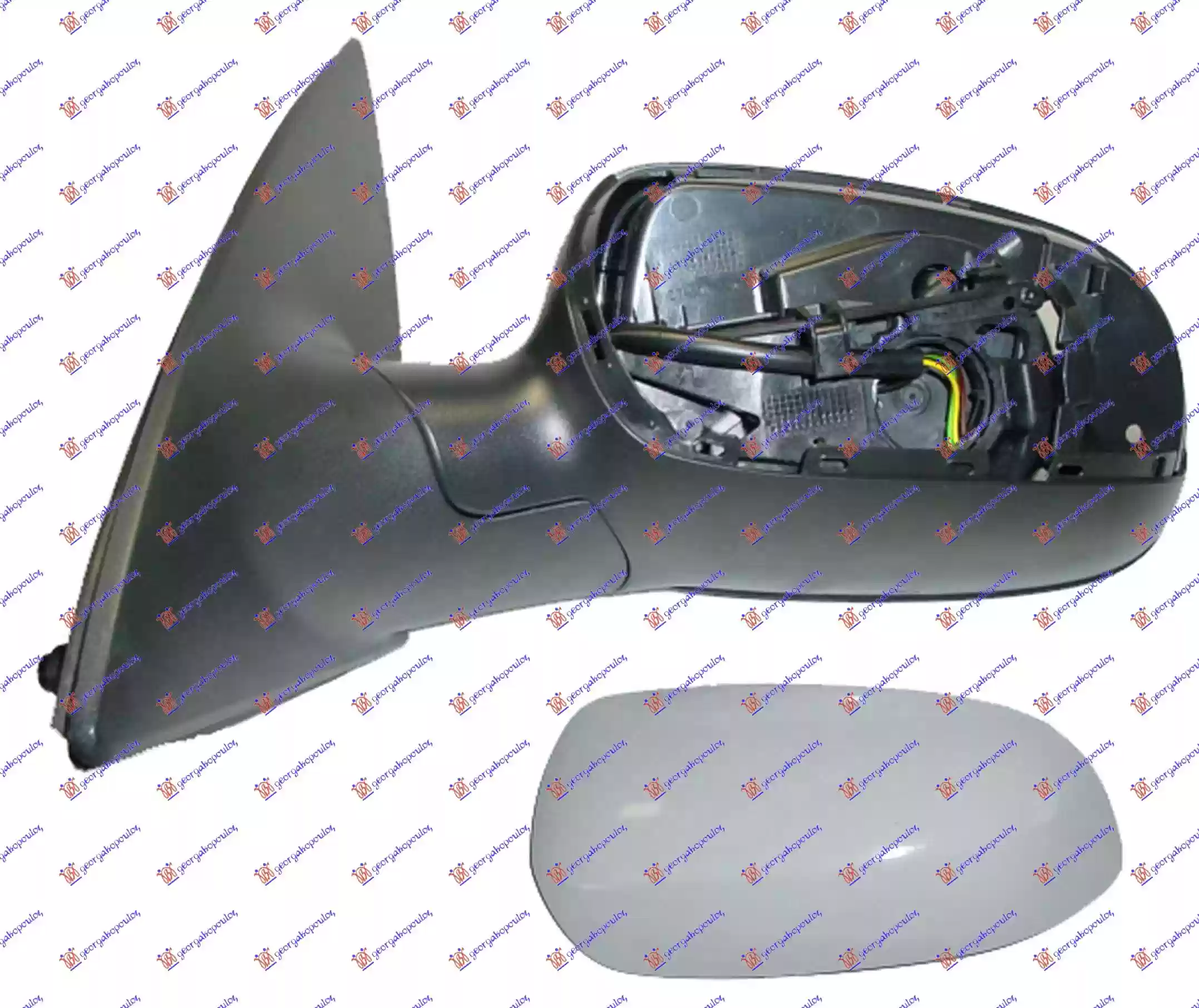 RETROVIZOR CORSA-C 2000-2006 LEVI ELEKTRICNI, 1428304, 034207502,