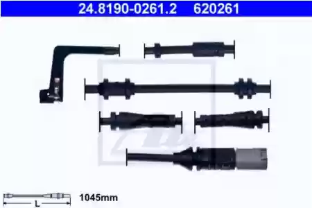 SENZOR ISTROSENOSTI PLOCICA BMW F01 ZADNJI, 34356775858, 248