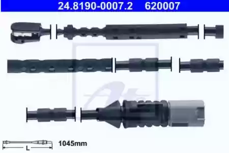 SENZOR ISTROŠENOSTI PLOČICA BMW F20 ZADNJI, 34356792292, 248