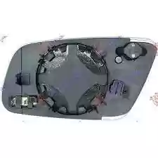 STAKLO RETROVIZORA AUDI A3 - AUDI A4 - AUDI A6 ELEKTRIČNI 1994-2000 DESNI, 4B0857536C, 012207611,