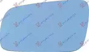 STAKLO RETROVIZORA PLAVO AUDI A4 2000-2003 LEVO, 8D0857535C, 062007622,