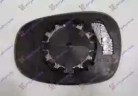 STAKLO RETROVIZORA SA GREJAČEM PLAVO BMW E90-E91 2008-2012 DESNO, 51167158310, 154007611,