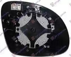 STAKLO RETROVIZORA TIGUAN SA GREJAČEM 2008-2011 LEVO, 5N0857521, 035307602,