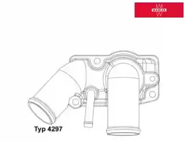 TERMOSTAT OPEL  2000CM3 2200CM3 DTH DTR WAHLER 1338015, 4297