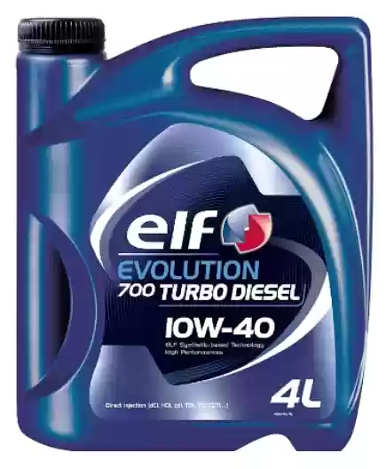ULJE ELF 10W40 EVOLUTION 700 TURBO DIESEL 4LITRA 203701,